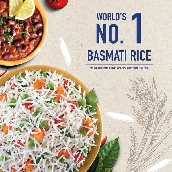 India Gate Super Basmati Rice (200 GM Free) - 1.2 KG