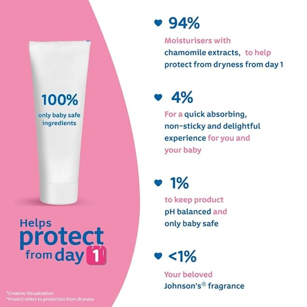 Johnson & Johnson Johnson Baby Cream - 100 GM