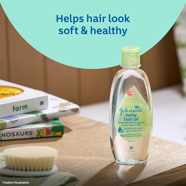 Johnson & Johnson Johnson Baby Hair Oil - 200 ML