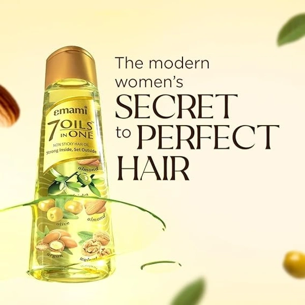 Emami 7 Oils in One Light & Non Sticky Hair Oil 200 ml - 200 ML