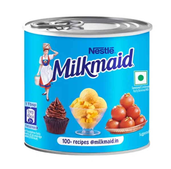 Nestle Milkmaid Partly Skimmed Sweetened Condensed Milk - 380 GM