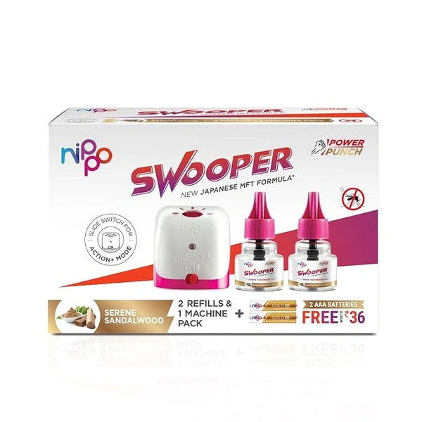 Nippo Swooper Mosquito Killer Machine + Refill
