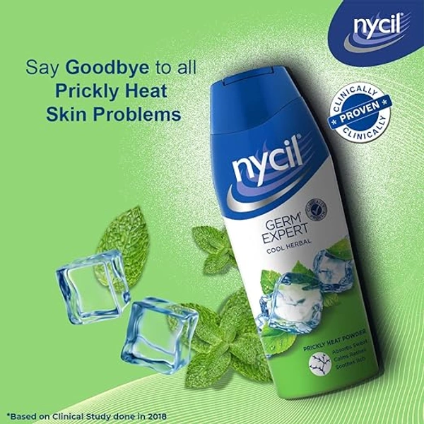 Nycil Cool Herbal Talcum Powder - Free 50 g Pack - 150 GM