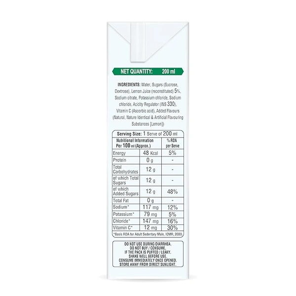 ORSL Electrolyte Drink Lemon Liquid - 200 ML