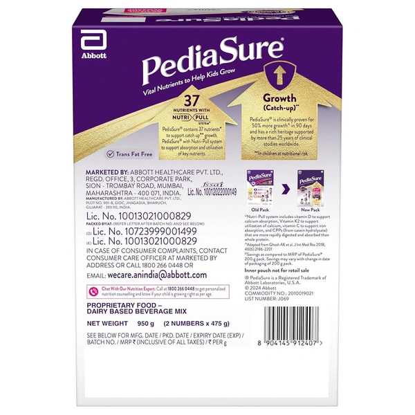 Pediasure Nutrition Drink Powder - 950 GM