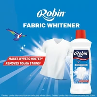 Robin Blue Robin Dazzling White Fabric Whitener Liquid - 150 ml