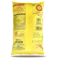 Saloni Mustard Oil - 1 Lit Pouch - 