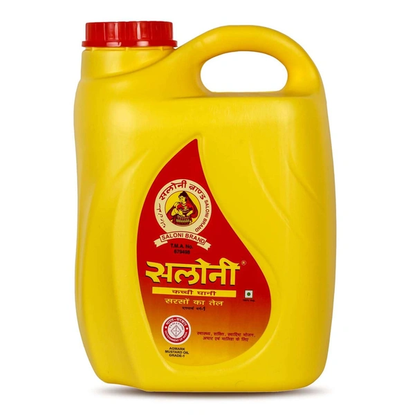 Saloni Mustard Oil - 5 Lit Jar - 