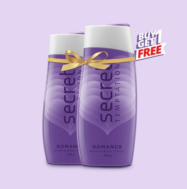 Wild Stone Secret Temptation Talc Buy 1 Get 1 - 300 GM