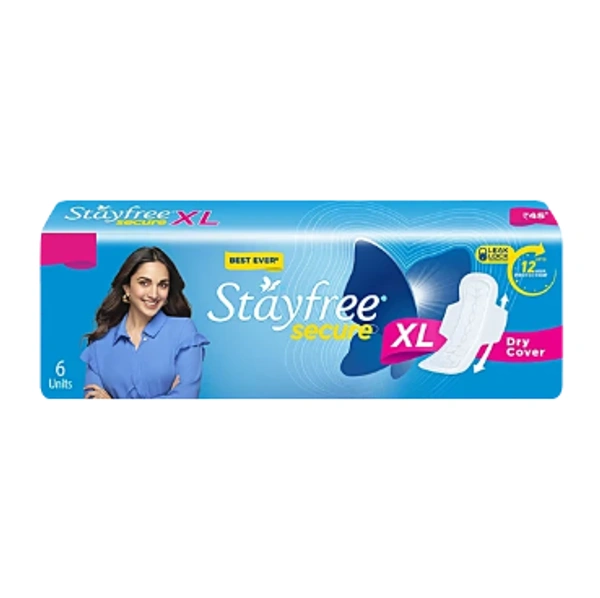 Stayfree Secure Dry XL - 6 Pieces
