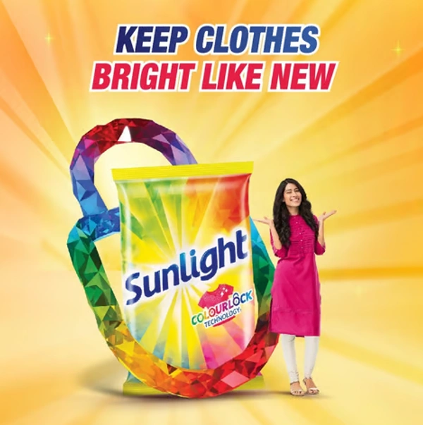 Sunlight Colour Guard Detergent Powder - 500 GM