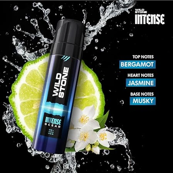 Wild Stone Intense No Gas Deodorant - OCEAN - 120 ML