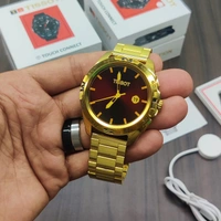 TISSOT  WEARFOT PROPOG QUALITY Plus shipLIMITED  STOCKBlack ans silver only - Black