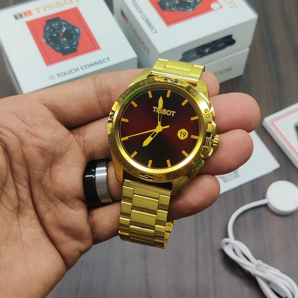 TISSOT  WEARFOT PROPOG QUALITY Plus shipLIMITED  STOCKBlack ans silver only - Black