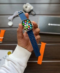 *_2023 APPLE TOP SELLING COMBO OFFER🔥💯👌_**First Time Ever India Ultra Big Combo**5 in 1 BooM Combo* ❣️❣️*7a Quality* 🔥🔥✓ *Apple Serise 8 Ultra*✓ (Size 49 mm)✓ (Always on display 😲)✓ (Wirlsess charging)✓ *Apple Stylish design Orange Occen Belt*✓ *Apple ultra black print box* ✓ *Apple Airpods Tws*(Hd Sound)✓ *Apple Airpods Case Transparent**Today Special OFFER 😍🎉❣️🎶**Loot Lo - Electric Violet