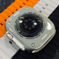 HK8 Pro Max Ultra Features*Making & Answer Calls via Bluetooth v5.2**2.12 inch AMOLED Screen, Always On Display**1:1 49mm Rugged Design – Quick Action button* *Customizable**3 Days Battery Life, Wireless Charging**7 Watch Faces, 4 Menu Style**Multitasking Bar, Build-in Local Games**Heart Rate & Blood Pressure Monitor**Wallet Function & Business Cards*"Multifunction NFC, Voice Assis - Black