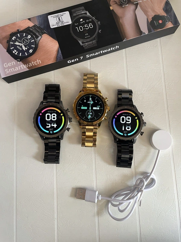 𝐏𝐫𝐞𝐦𝐢𝐮𝐦 𝐩𝐫𝐨𝐝𝐮𝐜𝐭 : - Fossil Generation 7 🔥⭐️ Buttery Smooth Smartwatch ⚡️𝐒𝐩𝐞𝐜𝐢𝐟𝐢𝐜𝐚𝐭𝐢𝐨𝐧𝐬 : - 🤍 Experience the High Defination Display 🤍 fully Metal Body 🤍 shows Fossil Logo at time of On / Off 🤍Comes With Chain  belt  🤍 5 + Smart Menu style 🤍 Talk on calls clearly with the smartWatch  🤍 Time / Date / Battery all r shown on watch face  🤍 Heart Rate - Gray