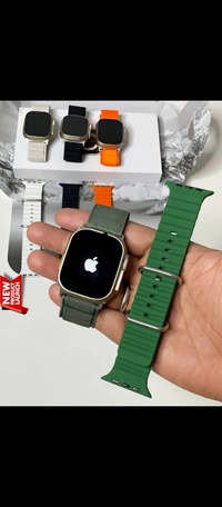 EXCLUSIVELY AVAILABLE ULTRA SERIES & WATCH Ultra MODEL WITH NEW APPLE BOOT LOGOMOST UNIQUE NIGHT MODE ALWAYS ON DISPLAYWITH MOST EPIC FEATURES EVERSAME 1:1 PACKINGDUAL STRAPSPainApple Original LogoBack Screw and Strap Lock+ Serial Number working PURE 49mm DIAL SAME LIKE ORIGINALCrown Working→Triple button OG strapBluetooth calls Wireless chargingCase: AlloyTouch screen: 2.5D curved - Vermilion
