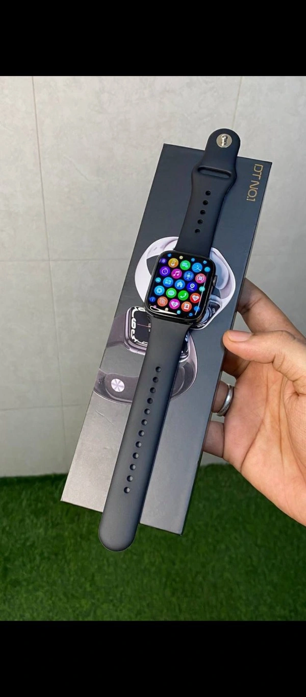 ITS TIME TO BRING INNOVATION IN HANDSNEXT GENERATION OF DT NO 1FIRST IN MARKET 2 INCH Display Smartwatchwith ALWAYS ON DISPLAYModel: DT NO.1 7 MAX VIPOO2-inch 390*435 HD full screen11 operating menu modes500+ free dials + custom dialsBluetooth calls• Pedometer / GPS / Sleep Monitor / Deep Sleep - Light Sleep Monitoring Night Mode• Aluminium Alloy / ABS Built Quality• Heart Sensor - Gray