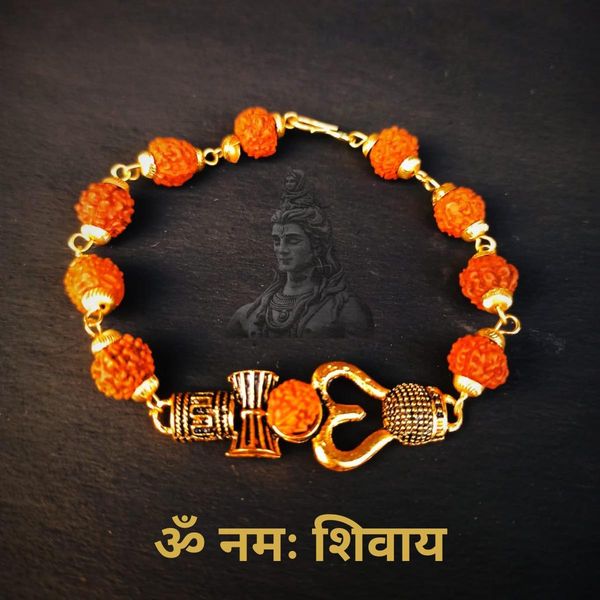 Trishul deals damru bracelet