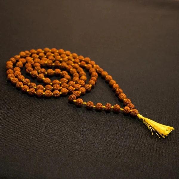 Brown Rudraksha Mala – 108+1 Beads