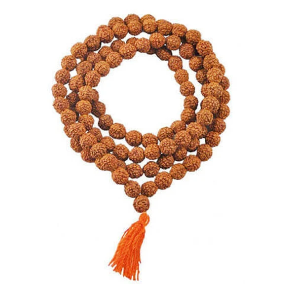 Brown Rudraksha Mala – 108+1 Beads