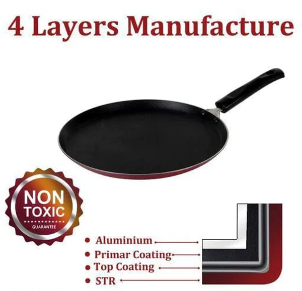 Non Stick Dosa Pan With Accessories - 25 Cm