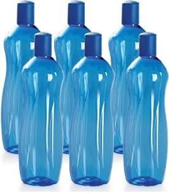 Standard Plastic Water Bottle - Blue