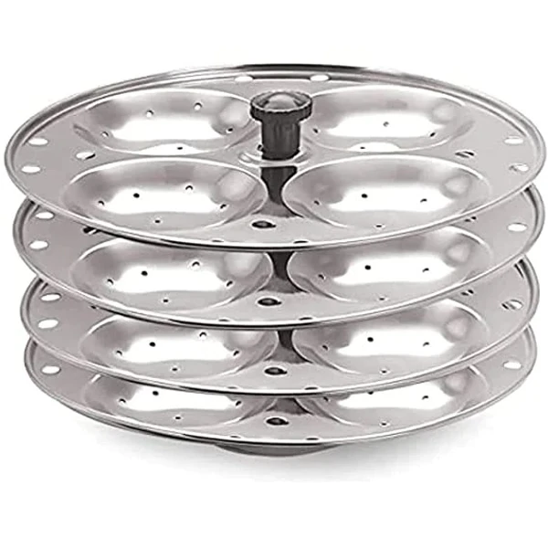 Steel Idli Stand - 4 Plate Variant