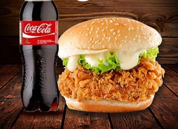 S. N. 3 Veg Burger 250ml Drink 