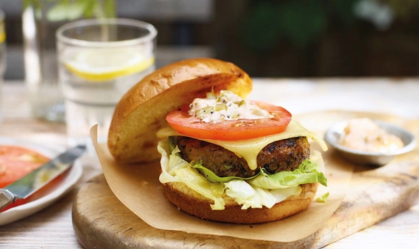 Yummy Veg Cheese Burger