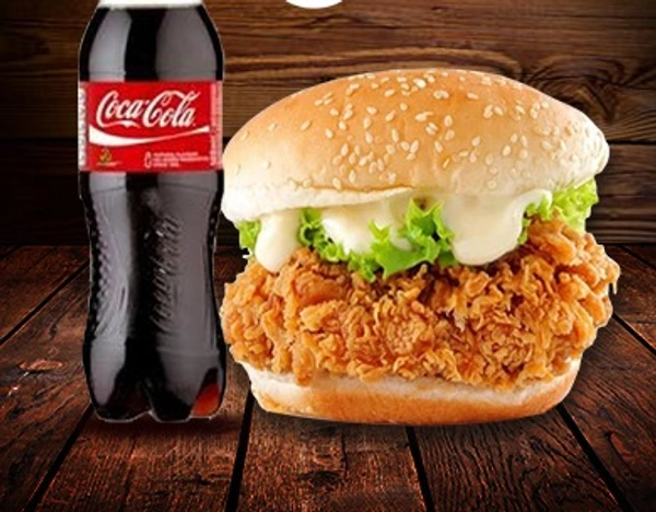 S. N. 4 Chicken Burger 250ml Drink