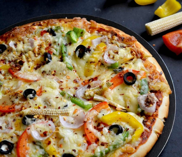 Surprise Veggies Pizza  - Tomato Cap Onion Olive
