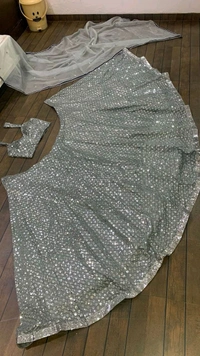 Stunning Grey Lehenga