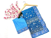 Elegant Heavy Fox Georgette Embroidered Partywear Saree