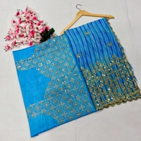 Georgette Shibori Printed Designer Saree
