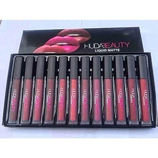 1203 Hudabeauty Liquid Matte Lipstick - Red