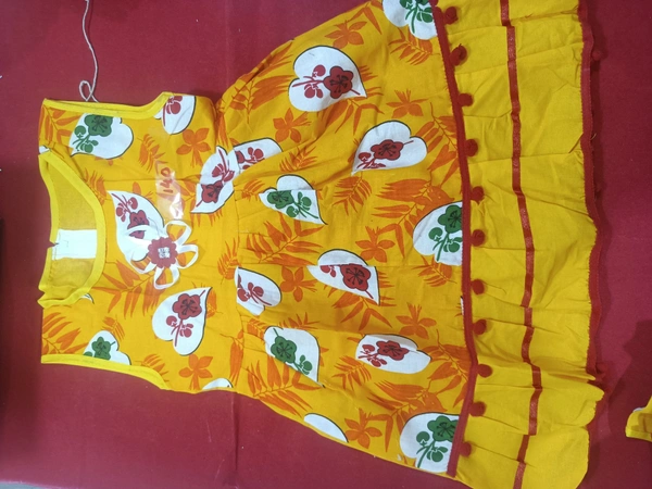 Kids Cotton Dress  - 12 Month To 30 Month