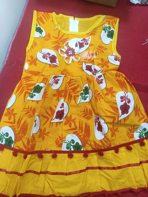 Kids Cotton Dress  - 12 Month To 30 Month