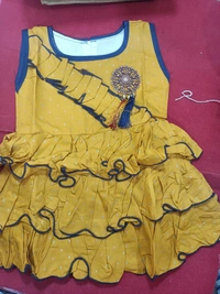 00C Cotton Kids Dress - 22, Brown