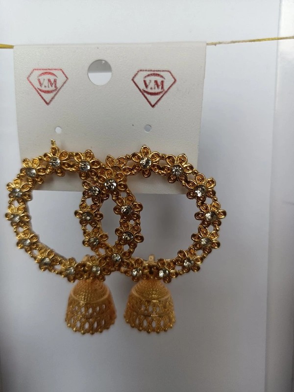 163 Golden Ring Jhumka
