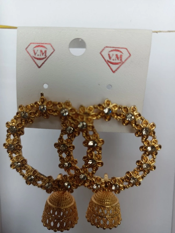 163 Golden Ring Jhumka