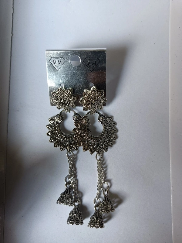 104 Oxidise Jhumka 