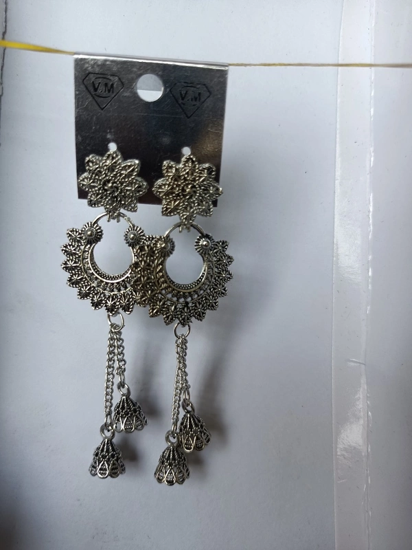 104 Oxidise Jhumka 