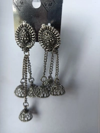 127 Oxidise Jhumka 