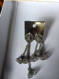 127 Oxidise Jhumka 