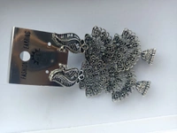 128 Oxidise Jhumka 