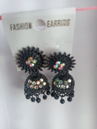 141 Black Jhumka