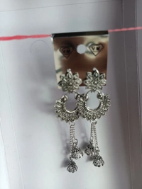 153  Oxidise Ear Ring 