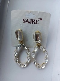 403 Korean Stone Ear Ring